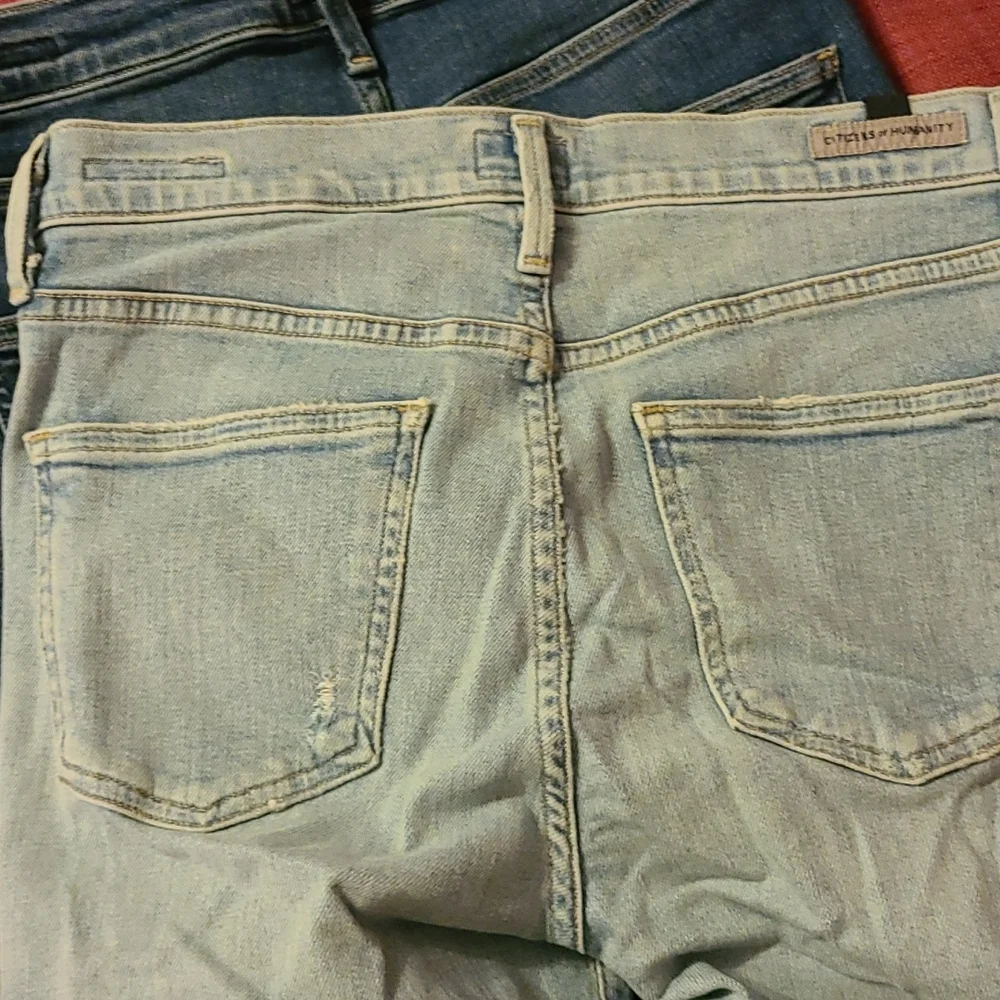 NWOT aritzia Citizen of humanity rocket medium denim 28 - Picture 10 of 11